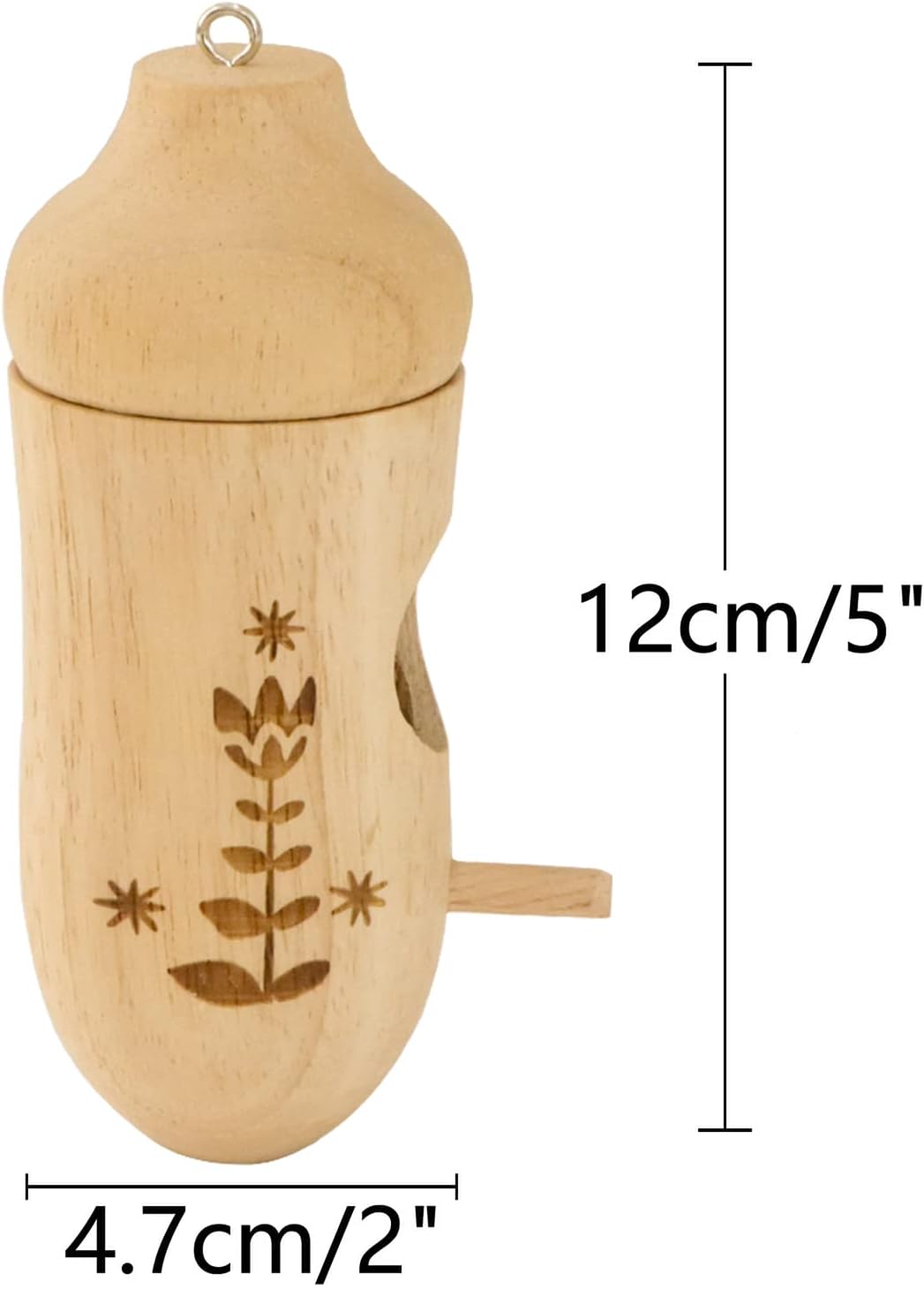 Hummingbird House - Natural Wooden Hummingbird Houses for Outside Hanging, Gardening Gifts Home Decoration 3 Packs - Image 3